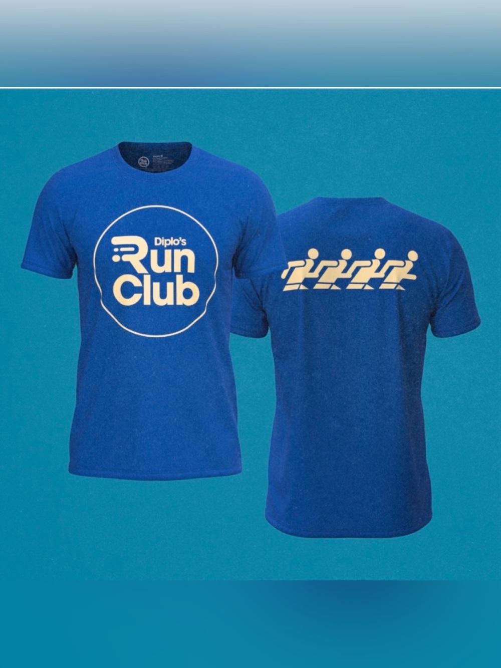 Run Club Blue Graphic Tee